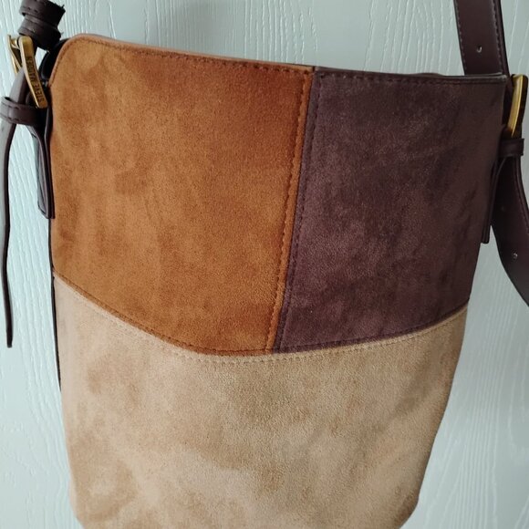 STEVE MADDEN shoulder bag, suede and leather - Picture 1 of 6